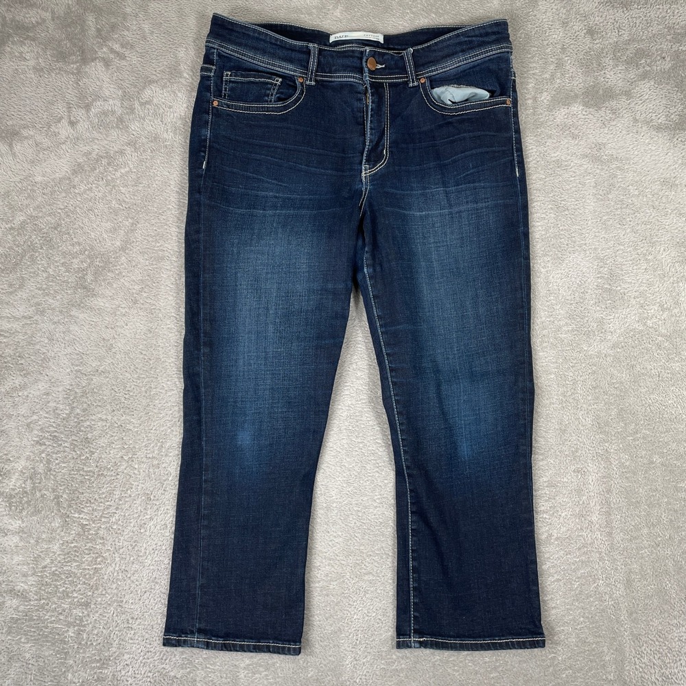 BKE Payton Jeans Womens 32 Dark Wash Mid Rise Universal Fit Straight Leg Denim
